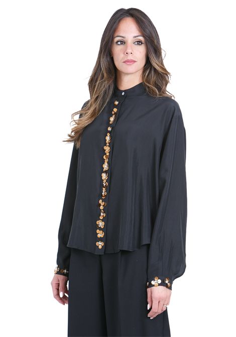 Camicia fiori in seta FORTE FORTE | Camicie | 14354MYSHIRT8000